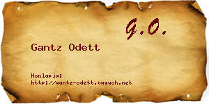 Gantz Odett névjegykártya